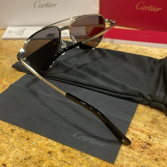 Cartier CT0425S - 004 aviator sunglasses.59-16-140 Authentic Brand New Eyewear